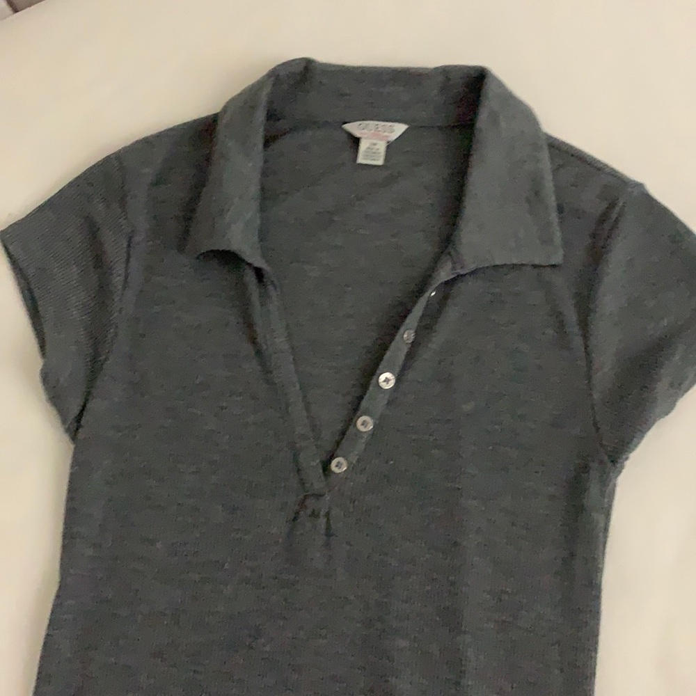Guess long tank top gray